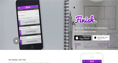 Desktop Screenshot of getfinish.com