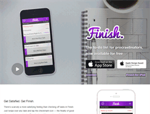 Tablet Screenshot of getfinish.com